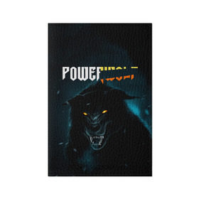 Обложка для паспорта матовая кожа с принтом Powerwolf в Екатеринбурге, натуральная матовая кожа | размер 19,3 х 13,7 см; прозрачные пластиковые крепления | metal | powerwolf | пауэр метал | хэви метал