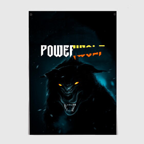 Постер с принтом Powerwolf в Екатеринбурге, 100% бумага
 | бумага, плотность 150 мг. Матовая, но за счет высокого коэффициента гладкости имеет небольшой блеск и дает на свету блики, но в отличии от глянцевой бумаги не покрыта лаком | Тематика изображения на принте: metal | powerwolf | пауэр метал | хэви метал