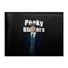 Обложка для студенческого билета с принтом Peaky Blinders в Екатеринбурге, натуральная кожа | Размер: 11*8 см; Печать на всей внешней стороне | peaky blinders | острые козырьки | сериал