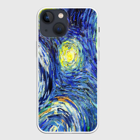 Чехол для iPhone 13 mini с принтом ИМПРЕССИОНИЗМ ВАНГОГ в Екатеринбурге,  |  | art | impressionism | night | painting | planets | sky | stars | style | van gogh | waves | ван гог | вихрь | волны | живопись | звезды | импрессионизм | искусство | краски | небо | ночь | рисунок | стиль