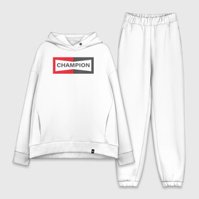 Женский костюм хлопок Oversize с принтом Однажды в Голливуде Champion в Екатеринбурге,  |  | bradley pitt | hollywood | бред питт | брэд питт | квентин тарантино | однажды в голливуде