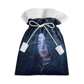 Подарочный 3D мешок с принтом Billie Eilish Ocean Eyes в Екатеринбурге, 100% полиэстер | Размер: 29*39 см | bad guy | billie eilish | билли айлиш | эйлиш