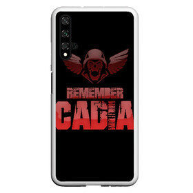 Чехол для Honor 20 с принтом Remember Cadia в Екатеринбурге, Силикон | Область печати: задняя сторона чехла, без боковых панелей | 40000 | 40k | chaos | dawn of war | fantasy | imperium | marines | orks | soulstorm | space | вархаммер | ваха | дов | ересь хоруса | император | империум | орки | примархи | хаос