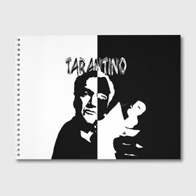Альбом для рисования с принтом Tarantino в Екатеринбурге, 100% бумага
 | матовая бумага, плотность 200 мг. | quentin tarantino | квентин тарантино