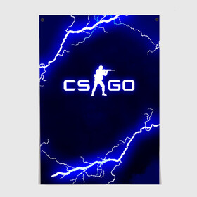 Постер с принтом CS GO LIGHTNING STYLE  в Екатеринбурге, 100% бумага
 | бумага, плотность 150 мг. Матовая, но за счет высокого коэффициента гладкости имеет небольшой блеск и дает на свету блики, но в отличии от глянцевой бумаги не покрыта лаком | astralis | awp | counter strike | cs go | cs go global offensive | faze clan | hyper beast | team liquid | thunder | астралис | молнии | тим ликвид | фейз клан | хайпер бист | шторм