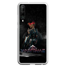 Чехол для Honor P30 с принтом Warframe в Екатеринбурге, Силикон | Область печати: задняя сторона чехла, без боковых панелей | digital extremes | excalibur | nyx | saryn | space | warframe | варфрэйм | космос | шутер