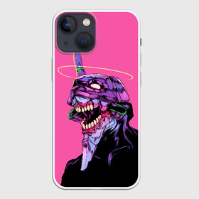 Чехол для iPhone 13 mini с принтом Монстр Евангелион в Екатеринбурге,  |  | angel | eva | evangelion | neon genesis evangelion | nerv | аска лэнгли сорью | ева | евангелион | мисато кацураги | рей аянами | синдзи