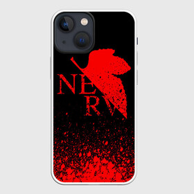 Чехол для iPhone 13 mini с принтом EVANGELION (NERV) в Екатеринбурге,  |  | angel | eva | evangelion | neon genesis evangelion | nerv | аска лэнгли сорью | ева | евангелион | мисато кацураги | рей аянами | синдзи