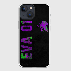 Чехол для iPhone 13 mini с принтом Eva 01 в Екатеринбурге,  |  | angel | eva | evangelion | neon genesis evangelion | nerv | аска лэнгли сорью | ева | евангелион | мисато кацураги | рей аянами | синдзи