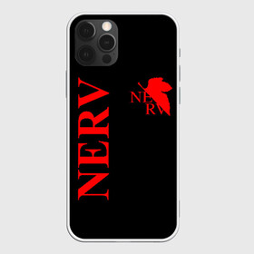 Чехол для iPhone 12 Pro с принтом Nerv red в Екатеринбурге, силикон | область печати: задняя сторона чехла, без боковых панелей | angel | eva | evangelion | neon genesis evangelion | nerv | аска лэнгли сорью | ева | евангелион | мисато кацураги | рей аянами | синдзи