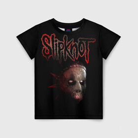 Детская футболка 3D с принтом Slipknot Jay в Екатеринбурге, 100% гипоаллергенный полиэфир | прямой крой, круглый вырез горловины, длина до линии бедер, чуть спущенное плечо, ткань немного тянется | band | creepy | drum | drummer | jay | mask | metal | rock | scary | slipknot | слипкнот