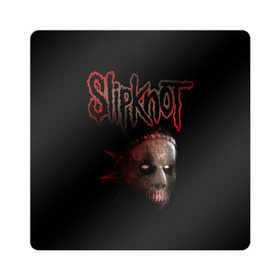 Магнит виниловый Квадрат с принтом Slipknot Jay в Екатеринбурге, полимерный материал с магнитным слоем | размер 9*9 см, закругленные углы | band | creepy | drum | drummer | jay | mask | metal | rock | scary | slipknot | слипкнот