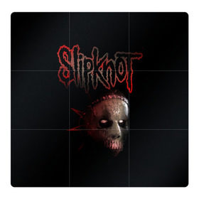 Магнитный плакат 3Х3 с принтом Slipknot Jay в Екатеринбурге, Полимерный материал с магнитным слоем | 9 деталей размером 9*9 см | band | creepy | drum | drummer | jay | mask | metal | rock | scary | slipknot | слипкнот