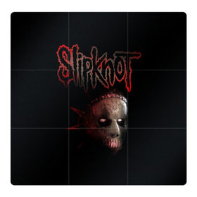 Магнитный плакат 3Х3 с принтом Slipknot Jay в Екатеринбурге, Полимерный материал с магнитным слоем | 9 деталей размером 9*9 см | Тематика изображения на принте: band | creepy | drum | drummer | jay | mask | metal | rock | scary | slipknot | слипкнот