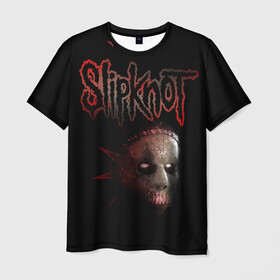 Мужская футболка 3D с принтом Slipknot Jay в Екатеринбурге, 100% полиэфир | прямой крой, круглый вырез горловины, длина до линии бедер | band | creepy | drum | drummer | jay | mask | metal | rock | scary | slipknot | слипкнот