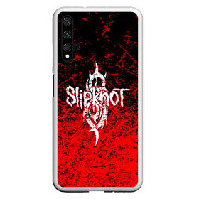 Чехол для Honor 20 с принтом SLIPKNOT в Екатеринбурге, Силикон | Область печати: задняя сторона чехла, без боковых панелей | corey taylor | mick thomson. | music | slipknot | we are not your kind | альтернативный метал | готик | грув метал | метал | музыка | ню метал | слипкнот | слипнот