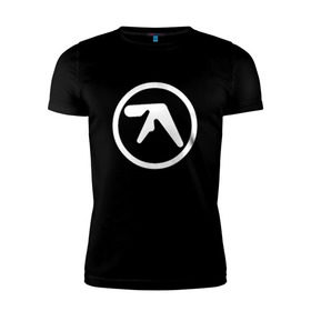 Мужская футболка премиум с принтом Aphex Twin в Екатеринбурге, 92% хлопок, 8% лайкра | приталенный силуэт, круглый вырез ворота, длина до линии бедра, короткий рукав | intelligent dance music | драм энд бэйс | ричард дэвид джеймс | техно | эйсид | эмбиент