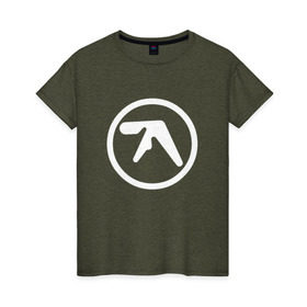Женская футболка хлопок с принтом Aphex Twin в Екатеринбурге, 100% хлопок | прямой крой, круглый вырез горловины, длина до линии бедер, слегка спущенное плечо | intelligent dance music | драм энд бэйс | ричард дэвид джеймс | техно | эйсид | эмбиент