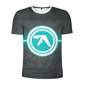 Мужская футболка 3D спортивная с принтом Aphex Twin в Екатеринбурге, 100% полиэстер с улучшенными характеристиками | приталенный силуэт, круглая горловина, широкие плечи, сужается к линии бедра | intelligent dance music | драм энд бэйс | ричард дэвид джеймс | техно | эйсид | эмбиент