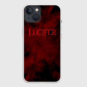 Чехол для iPhone 13 с принтом LUCIFER (КРЫЛЬЯ) в Екатеринбурге,  |  | demons | lucifer | title | люцифер | надпись