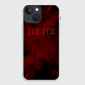 Чехол для iPhone 13 mini с принтом LUCIFER (КРЫЛЬЯ) в Екатеринбурге,  |  | demons | lucifer | title | люцифер | надпись