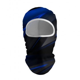 Балаклава 3D с принтом Blue and Black в Екатеринбурге, 100% полиэстер, ткань с особыми свойствами — Activecool | плотность 150–180 г/м2; хорошо тянется, но при этом сохраняет форму. Закрывает шею, вокруг отверстия для глаз кайма. Единый размер | 3d | 3д | black | blue | texture | геометрия | красно синее | синий | текстуры | фигуры | черный