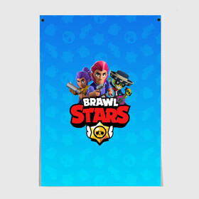 Постер с принтом BRAWL STARS |  БРАВЛ СТАРС в Екатеринбурге, 100% бумага
 | бумага, плотность 150 мг. Матовая, но за счет высокого коэффициента гладкости имеет небольшой блеск и дает на свету блики, но в отличии от глянцевой бумаги не покрыта лаком | brawl stars | bull | colt | leon | stars | берли | бо | брок | ворон | джесси | динамайк | дэррил | кольт | леон | мортис | нита | пайпер | пенни | поко | пэм | рикошет | спайк | тара | фрэнк | шелли | эль примо