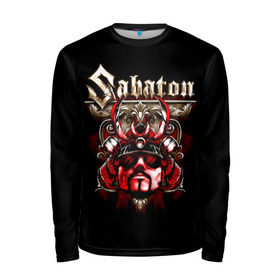 Мужской лонгслив 3D с принтом Sabaton в Екатеринбурге, 100% полиэстер | длинные рукава, круглый вырез горловины, полуприлегающий силуэт | battle metal | primo victoria | sabaton | the art of war | the great war | группа | йоаким броден | латный ботинок | метал | пауэр | рыцарские доспехи | сабатон | собатон | хэви