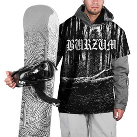 Накидка на куртку 3D с принтом Burzum в Екатеринбурге, 100% полиэстер |  | burzum | ghotic | варг викернес | мрак | тьма