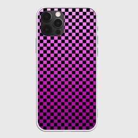 Чехол для iPhone 12 Pro Max с принтом Checkerboard Color в Екатеринбурге, Силикон |  | checkerboard | gradient | бойчик | в клетку | в клеточку | градиент | клетка | музыка | орнамент | френдзона | шахматная доска | шашки