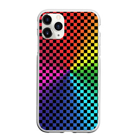 Чехол для iPhone 11 Pro матовый с принтом Checkerboard Color в Екатеринбурге, Силикон |  | Тематика изображения на принте: checkerboard | gradient | бойчик | в клетку | в клеточку | градиент | клетка | музыка | орнамент | френдзона | шахматная доска | шашки