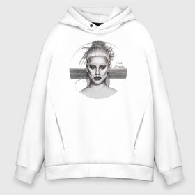 Мужское худи Oversize хлопок с принтом Yolandi Die Antwoord в Екатеринбурге, френч-терри — 70% хлопок, 30% полиэстер. Мягкий теплый начес внутри —100% хлопок | боковые карманы, эластичные манжеты и нижняя кромка, капюшон на магнитной кнопке | Тематика изображения на принте: dieantwoord | yolandi | парнаяфутболка | подарок