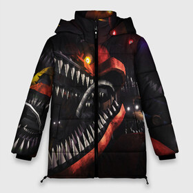 Женская зимняя куртка 3D с принтом FIVE NIGHTS AT FREDDYS в Екатеринбурге, верх — 100% полиэстер; подкладка — 100% полиэстер; утеплитель — 100% полиэстер | длина ниже бедра, силуэт Оверсайз. Есть воротник-стойка, отстегивающийся капюшон и ветрозащитная планка. 

Боковые карманы с листочкой на кнопках и внутренний карман на молнии | 5 ночей с фредди | animation | bonnie | chica | five nights at freddys | fnaf | foxy | freddy | funny | horror | scary | бонни | майк | пять | ужас | фнаф | фокси | фредди | чика | шмидт