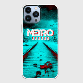Чехол для iPhone 13 Pro Max с принтом METRO EXODUS в Екатеринбурге,  |  | exodus | horror | metro | survival | исход | метро | мутация | оружия | сталкер | стелс | шутер | эксодус. | экшен