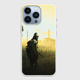 Чехол для iPhone 13 Pro с принтом STALKER в Екатеринбурге,  |  | chernobyl | game | games | gsc | logo | s.t.a.l.k.e.r. | stalker | stalker 2 | stalker2 | world | игра | игры | лого | противогаз | с.т.а.л.к.е.р. | символ | сталкер | сталкер 2 | сталкер2 | чернобыль