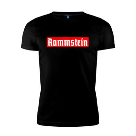 Мужская футболка премиум с принтом RAMMSTEIN в Екатеринбурге, 92% хлопок, 8% лайкра | приталенный силуэт, круглый вырез ворота, длина до линии бедра, короткий рукав | rammstein | рамштайн