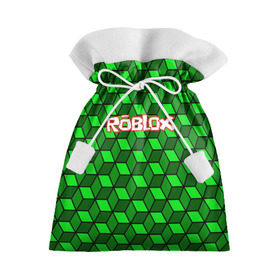 Подарочный 3D мешок с принтом ROBLOX в Екатеринбурге, 100% полиэстер | Размер: 29*39 см | game | gamer | logo | minecraft | roblox | simulator | игра | конструктор | лого | симулятор | строительство | фигура