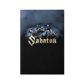 Обложка для паспорта матовая кожа с принтом Sabaton в Екатеринбурге, натуральная матовая кожа | размер 19,3 х 13,7 см; прозрачные пластиковые крепления | Тематика изображения на принте: battle metal | primo victoria | sabaton | the art of war | the great war | группа | йоаким броден | латный ботинок | метал | пауэр | рыцарские доспехи | сабатон | собатон | хэви