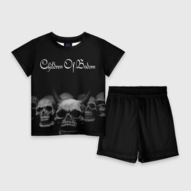 Детский костюм с шортами 3D с принтом Children of Bodom в Екатеринбурге,  |  | Тематика изображения на принте: bodom | children | death | melodic | metal | алекси лайхо | дети бодома | мелодик дэт метал | метал