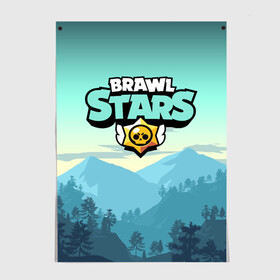 Постер с принтом Brawl Stars в Екатеринбурге, 100% бумага
 | бумага, плотность 150 мг. Матовая, но за счет высокого коэффициента гладкости имеет небольшой блеск и дает на свету блики, но в отличии от глянцевой бумаги не покрыта лаком | brawl | bs | fails | leon | stars | supercell | tick | бой | босс | бравл | броубол | бс | герои | драка | звезд | осада | сейф | старс | цель