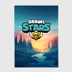 Постер с принтом Brawl Stars в Екатеринбурге, 100% бумага
 | бумага, плотность 150 мг. Матовая, но за счет высокого коэффициента гладкости имеет небольшой блеск и дает на свету блики, но в отличии от глянцевой бумаги не покрыта лаком | brawl | bs | fails | leon | stars | supercell | tick | бой | босс | бравл | броубол | бс | герои | драка | звезд | осада | сейф | старс | цель