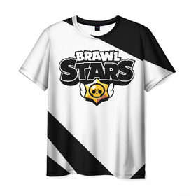 Мужская футболка 3D с принтом Brawl Stars в Екатеринбурге, 100% полиэфир | прямой крой, круглый вырез горловины, длина до линии бедер | brawl | bs | fails | leon | stars | supercell | tick | бой | босс | бравл | броубол | бс | герои | драка | звезд | осада | сейф | старс | цель