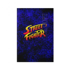 Обложка для паспорта матовая кожа с принтом Street fighter в Екатеринбурге, натуральная матовая кожа | размер 19,3 х 13,7 см; прозрачные пластиковые крепления | capcom | fighter | fighting | street | боец | суторито фаита | уличный | файтинг