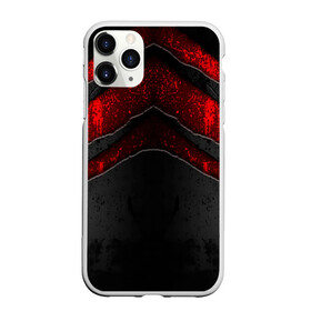 Чехол для iPhone 11 Pro Max матовый с принтом Black & Red Metal в Екатеринбурге, Силикон |  | Тематика изображения на принте: metal | texture | абстракция | камень | лава | метал | текстура | черная