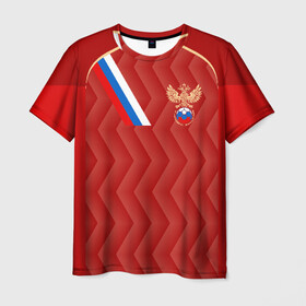 Мужская футболка 3D с принтом Футбольный союз в Екатеринбурге, 100% полиэфир | прямой крой, круглый вырез горловины, длина до линии бедер | болельщик | ворота | вратарь | гол | игра | матч | мяч | россия | сборная | спорт | фанат | футбол | чемпионат