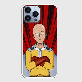 Чехол для iPhone 13 Pro Max с принтом Сайтама здесь в Екатеринбурге,  |  | anime | man | manga | meme | one punch | onepunch | onepunchman | punch man | wanpanman | аниме | ван | ван панч | ванпанч | ванпанч мен | ванпанчмен | лысый | манга | мем | мен | панч | панч мен | сайтама