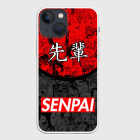Чехол для iPhone 13 mini с принтом SENPAI (JAPAN 07) в Екатеринбурге,  |  | ahegao | anime | japan | manga | sempai | senpai | аниме | ахегао | лицо | манга | семпай | сенпай | япония