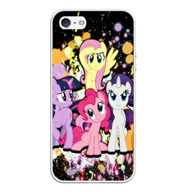 Чехол для iPhone 5/5S матовый с принтом MY LITTLE PONY в Екатеринбурге, Силикон | Область печати: задняя сторона чехла, без боковых панелей | my little pony | pinkie pie | scootaloo | spike | sweaty balls | искорка | крошка бель | маленькие пони | мульфтфильм | пони | си | скутолу | эппл блум