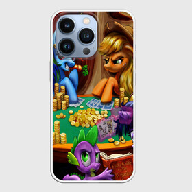 Чехол для iPhone 13 Pro с принтом LITTLE PONY в Екатеринбурге,  |  | my little pony | pinkie pie | scootaloo | spike | sweaty balls | искорка | крошка бель | маленькие пони | мульфтфильм | пони | скутолу | эппл блум