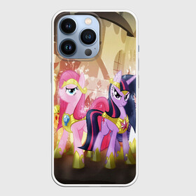 Чехол для iPhone 13 Pro с принтом PONY в Екатеринбурге,  |  | my little pony | pinkie pie | scootaloo | spike | sweaty balls | искорка | крошка бель | маленькие пони | мульфтфильм | пони | скутолу | эппл блум